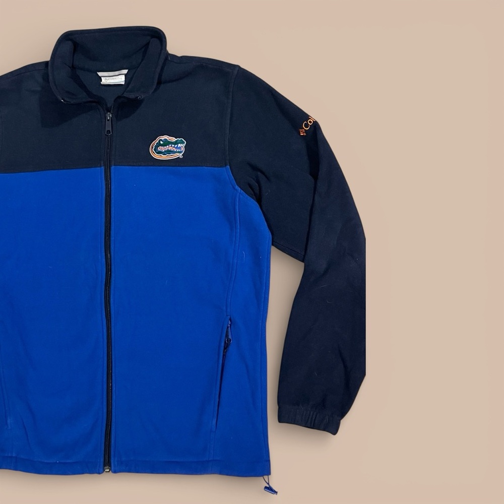 Columbia Collegiate Florida Gators Fleece Jacket | Size M | Navy Full Zip NCAA